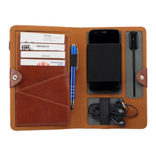 Load image into Gallery viewer, Tech Passport Travel Wallet With Power Bank And 8gb Usb Key