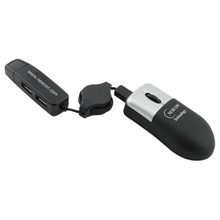 Load image into Gallery viewer, Compact Mini Mouse With 2 Port Usb Hub