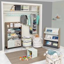 Load image into Gallery viewer, Explore + Store Kids Toy Storage Bin, Multi-Stripe