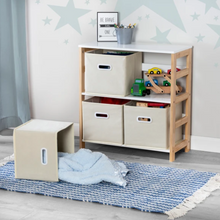 Load image into Gallery viewer, 4-Bin Kids Playroom Organizer