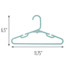Load image into Gallery viewer, 5-Pack Kids Plastic Hangers with Notches, Sherbet