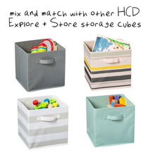 Load image into Gallery viewer, Explore + Store Kids Toy Storage Bin, Grey