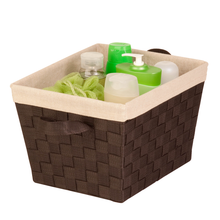 Load image into Gallery viewer, Double Woven Task-It Basket with Liner, Espresso