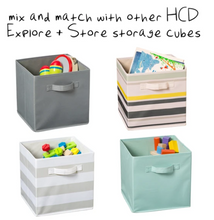 Load image into Gallery viewer, Explore + Store Kids Toy Storage Bin, Mint
