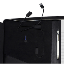 Load image into Gallery viewer, Universal Tablet Padfolio With Power Bank