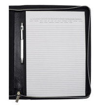 Load image into Gallery viewer, Universal Tablet Padfolio With Power Bank