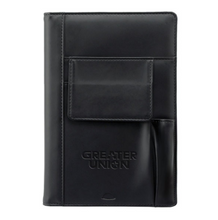 Load image into Gallery viewer, Refillable Journal With Phone And Pen Pocket