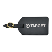 Load image into Gallery viewer, Leather Luggage Tag With Flap