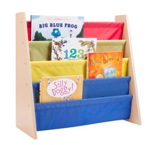 Load image into Gallery viewer, 24-Inch Kids Book Rack, Primary