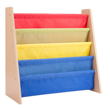 Load image into Gallery viewer, 24-Inch Kids Book Rack, Primary