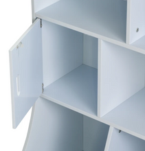 Load image into Gallery viewer, 6-Cube Kids Storage Cubby, Light Blue