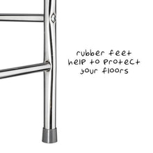 Load image into Gallery viewer, 4-Tier Over-The-Toilet Shelving Unit, Chrome