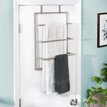 Load image into Gallery viewer, Over-The-Door 3-Tier Towel Rack