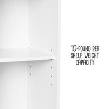 Load image into Gallery viewer, Bathroom Storage Cabinet Tower With Shelves, White