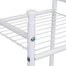 Load image into Gallery viewer, 6-Tier White Bathroom Storage Shelving Unit