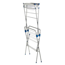 Load image into Gallery viewer, Foldable Drying Rack with Mesh Top, 2 Tiers