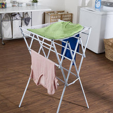 Load image into Gallery viewer, Expandable Drying Rack with Mesh Top, White Finish