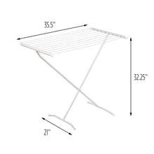 Load image into Gallery viewer, Metal X-Frame Collapsible Drying Rack