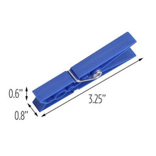 Load image into Gallery viewer, 50-Pack Multi-Color Plastic Clothespins