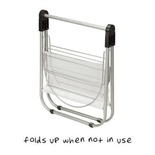 Load image into Gallery viewer, Collapsible Tabletop Clothes Drying Rack, Silver