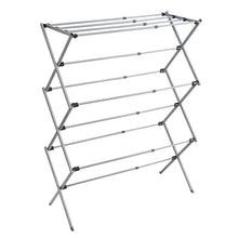 Load image into Gallery viewer, Expandable Knockdown Drying Rack, Silver