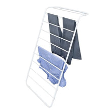 Load image into Gallery viewer, Leaning Clothes Drying Rack, White