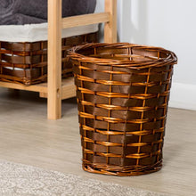 Load image into Gallery viewer, 7-Piece Wicker Hamper and Bath Combo Set, Chocolate Brown