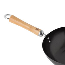 Load image into Gallery viewer, Joyce Chen Classic Series 9.5-Inch Carbon Steel Nonstick Stir Fry Pan with Birch Handle