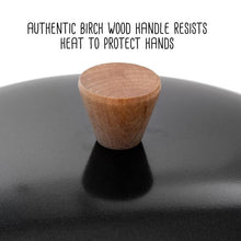 Load image into Gallery viewer, Joyce Chen Classic Series 14-Inch Carbon Steel Nonstick Wok Lid with Birch Knob