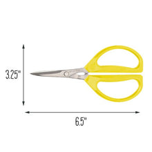 Load image into Gallery viewer, Joyce Chen Original Unlimited Kitchen Scissors with Yellow Handles