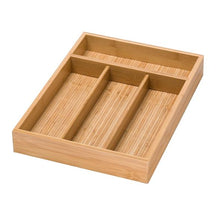Load image into Gallery viewer, Bamboo Cutlery Tray