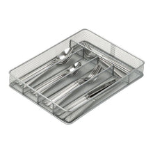 Load image into Gallery viewer, 12'' x 9'' Steel Mesh Silverware & Desk Drawer Organizer