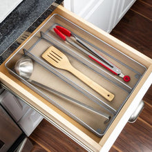 Load image into Gallery viewer, 16'' x 11'' 3-Compartment Silverware & Desk Drawer Organizer