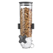 Load image into Gallery viewer, Wall Mount Cereal Dispenser Canister, Clear