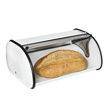 Load image into Gallery viewer, Retro Kitchen Bread Box, White