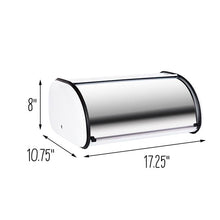 Load image into Gallery viewer, Retro Kitchen Bread Box, White