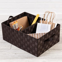 Load image into Gallery viewer, 3-Piece Nesting Baskets, Espresso