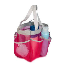 Load image into Gallery viewer, 6 Pocket Shower Tote, Pink