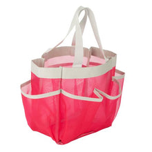 Load image into Gallery viewer, 6 Pocket Shower Tote, Pink