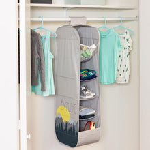Load image into Gallery viewer, Explore + Store Kids Hanging Closet Organizer
