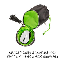 Load image into Gallery viewer, Compact 5-Pocket Tech and Phone Accessories Organizer, Black