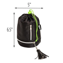 Load image into Gallery viewer, Compact 5-Pocket Tech and Phone Accessories Organizer, Black