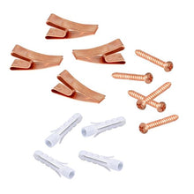 Load image into Gallery viewer, 8-Piece Wire Wall Grid with Storage Accessories, Copper