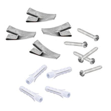 Load image into Gallery viewer, 8-Piece Wire Wall Grid with Storage Accessories, Chrome