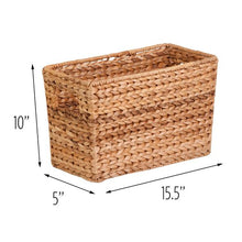 Load image into Gallery viewer, Water Hyacinth Storage Basket, Natural