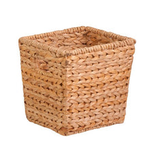 Load image into Gallery viewer, Square Water Hyacinth Basket, Natural