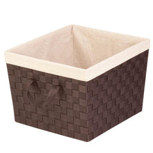 Load image into Gallery viewer, Double Woven Task-It Basket with Liner, Espresso