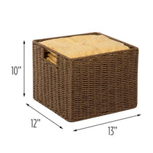 Load image into Gallery viewer, Paper Rope Storage Basket, Brown