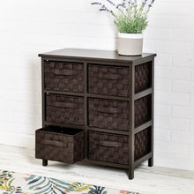 Load image into Gallery viewer, 6-Drawer Storage Chest, Black