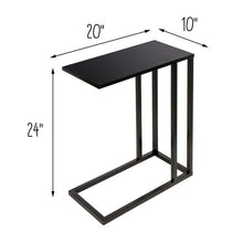 Load image into Gallery viewer, Black C End Table